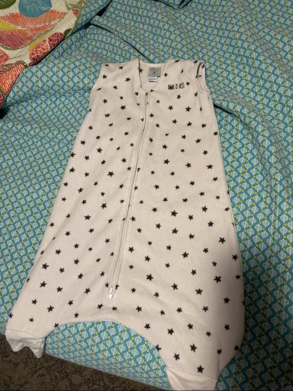 Halo Sleep Sack Early Walker with Black Star Print